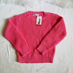 Brand New Epic Threads Little Girls Pink Knit Sweater Size 4T And Size 5